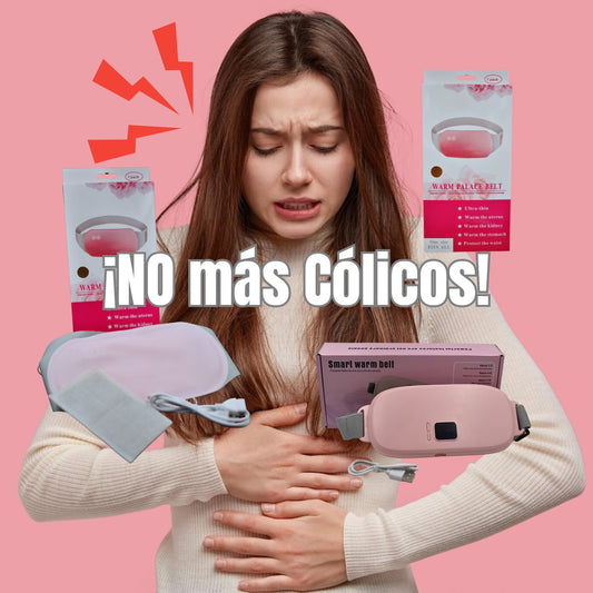 Cinturón Recargable Alivio Rápido de Cólicos Menstruales ✅