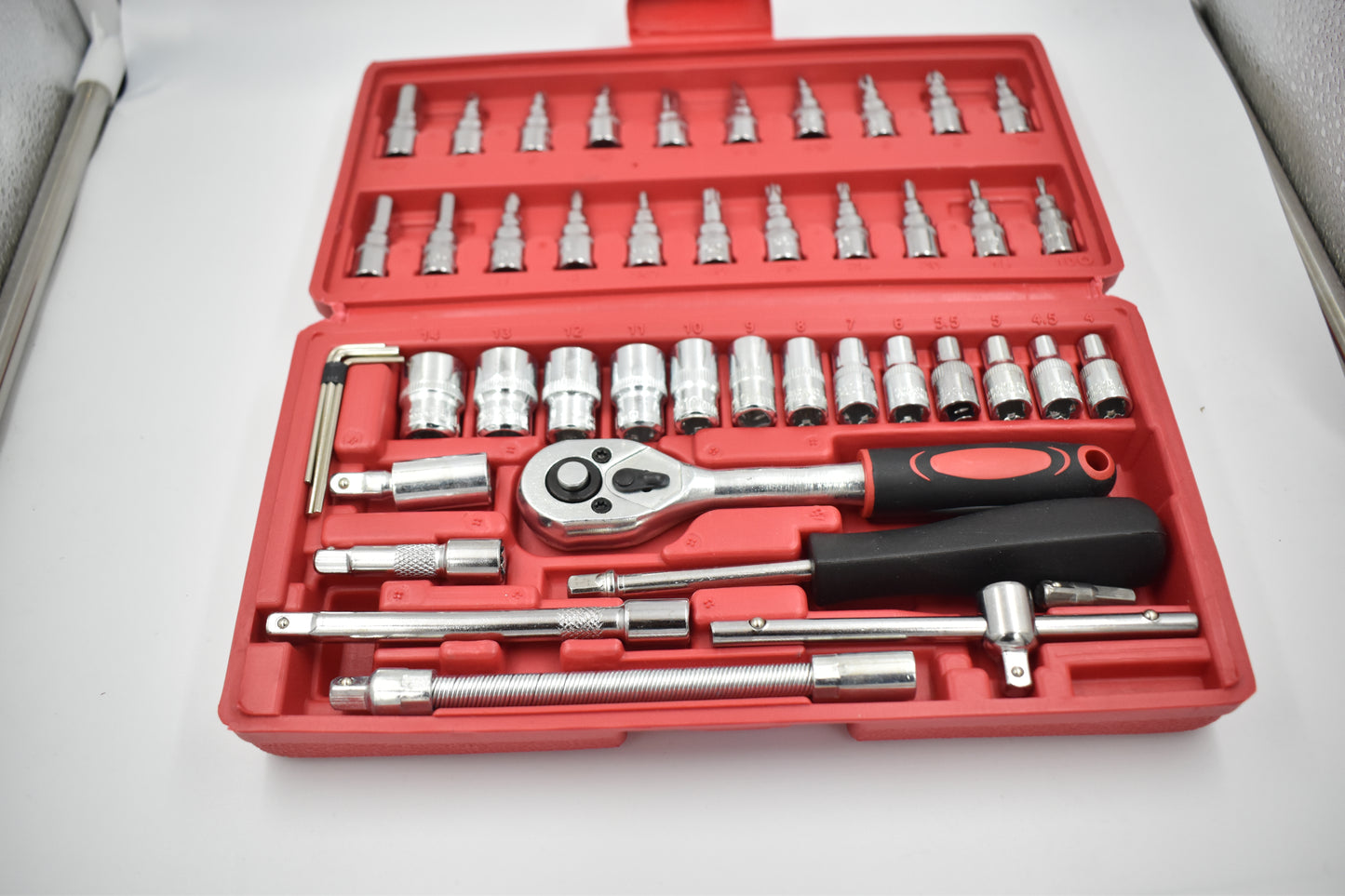 Juego de Copas Mecánicas Pro–Kit de Herramientas Completo