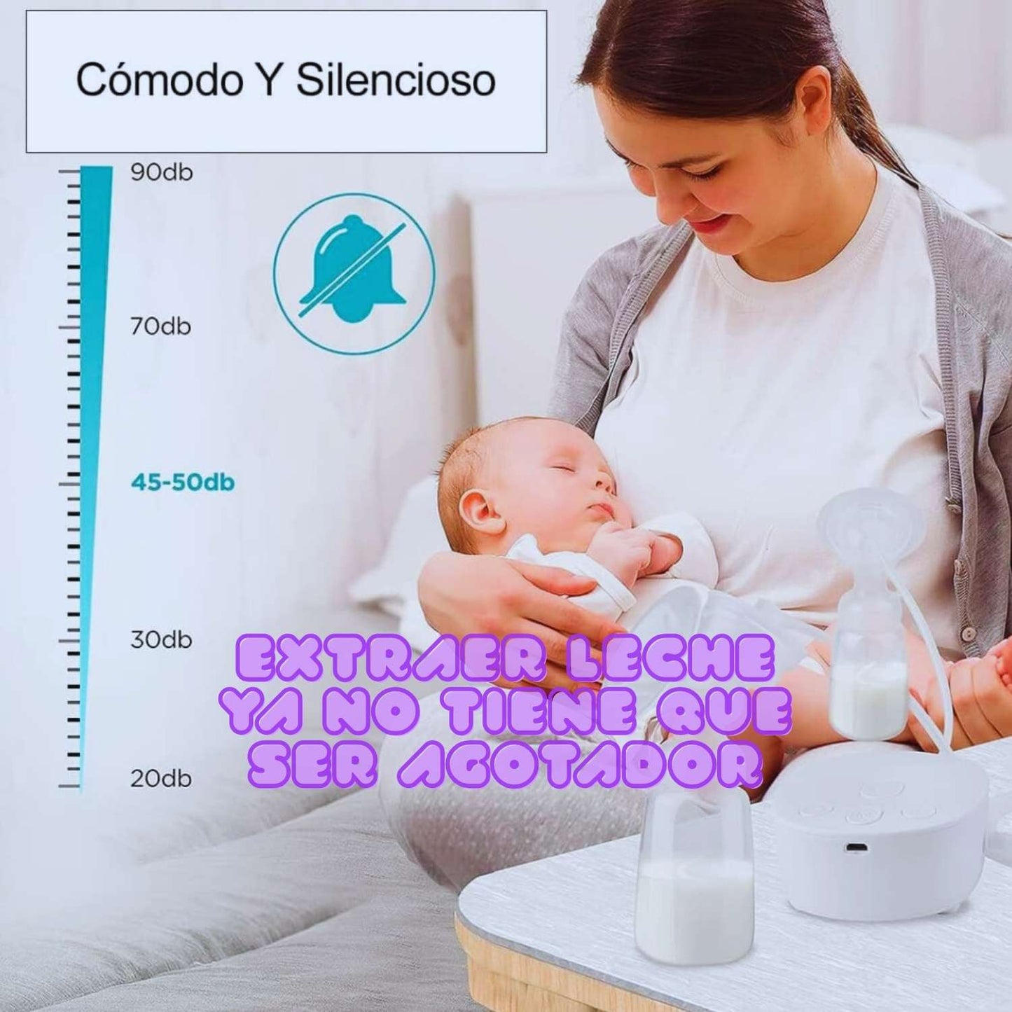 Extractor de Leche Materna Eléctrico MY371 Portátil y Silencioso ✅
