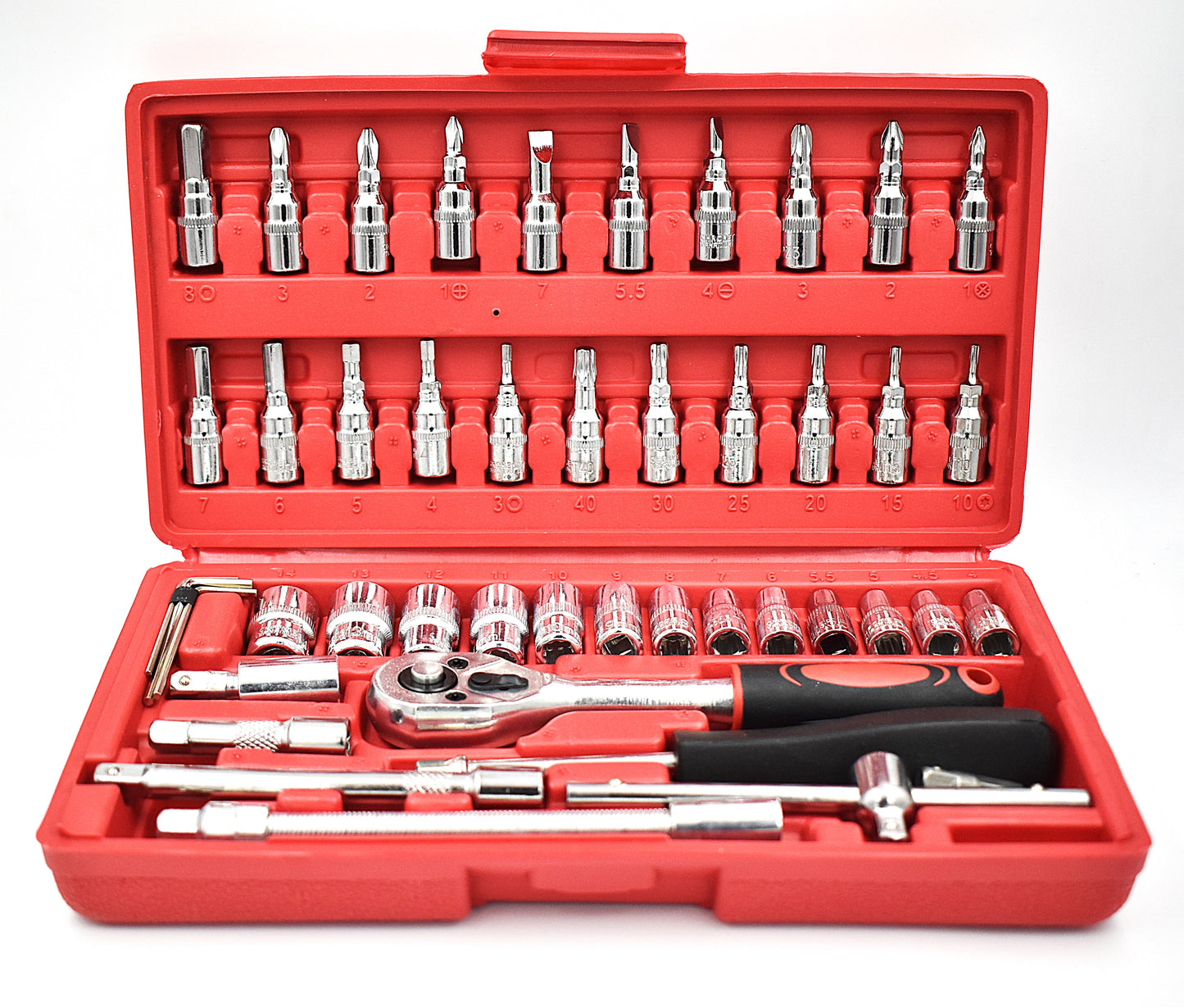 Juego de Copas Mecánicas Pro–Kit de Herramientas Completo
