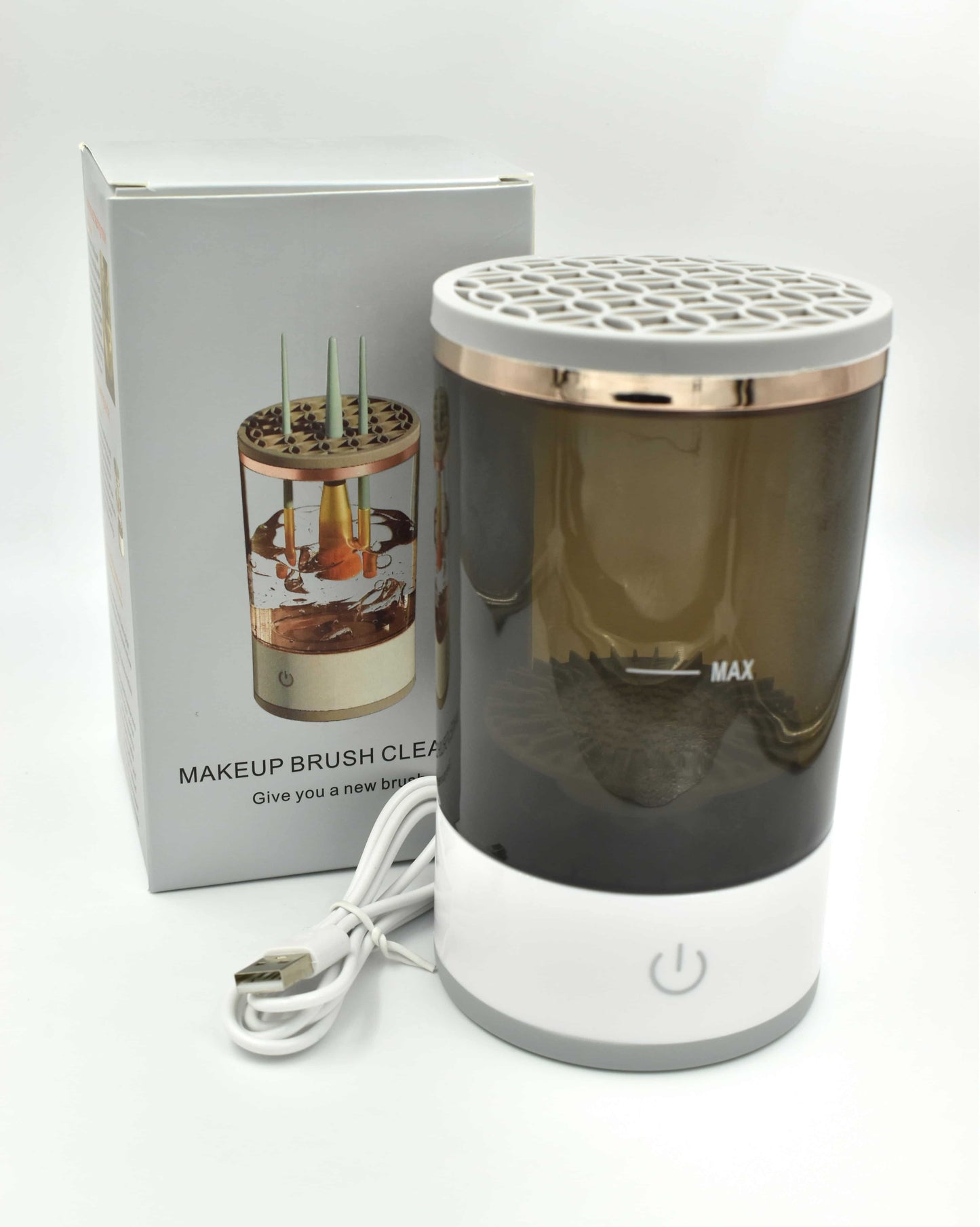 Limpiador de Brochas Eléctrico 2 en 1 con Secado Rápido ✅