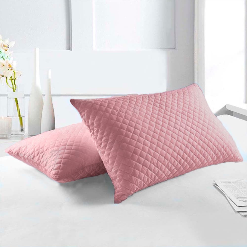 Combo Protector de Colchón premium  + Protectores de Almohada | Antiácaros y Acolchado ✨