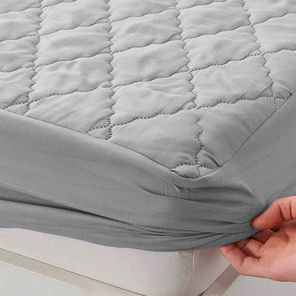 Combo Protector de Colchón premium  + Protectores de Almohada | Antiácaros y Acolchado ✨