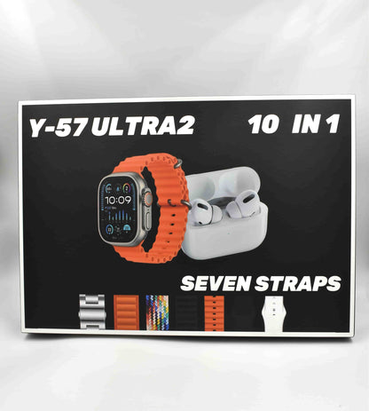 ⌚ Reloj Y57 Ultra 2 – Smartwatch Multifunción + AirPods Promoción ✅