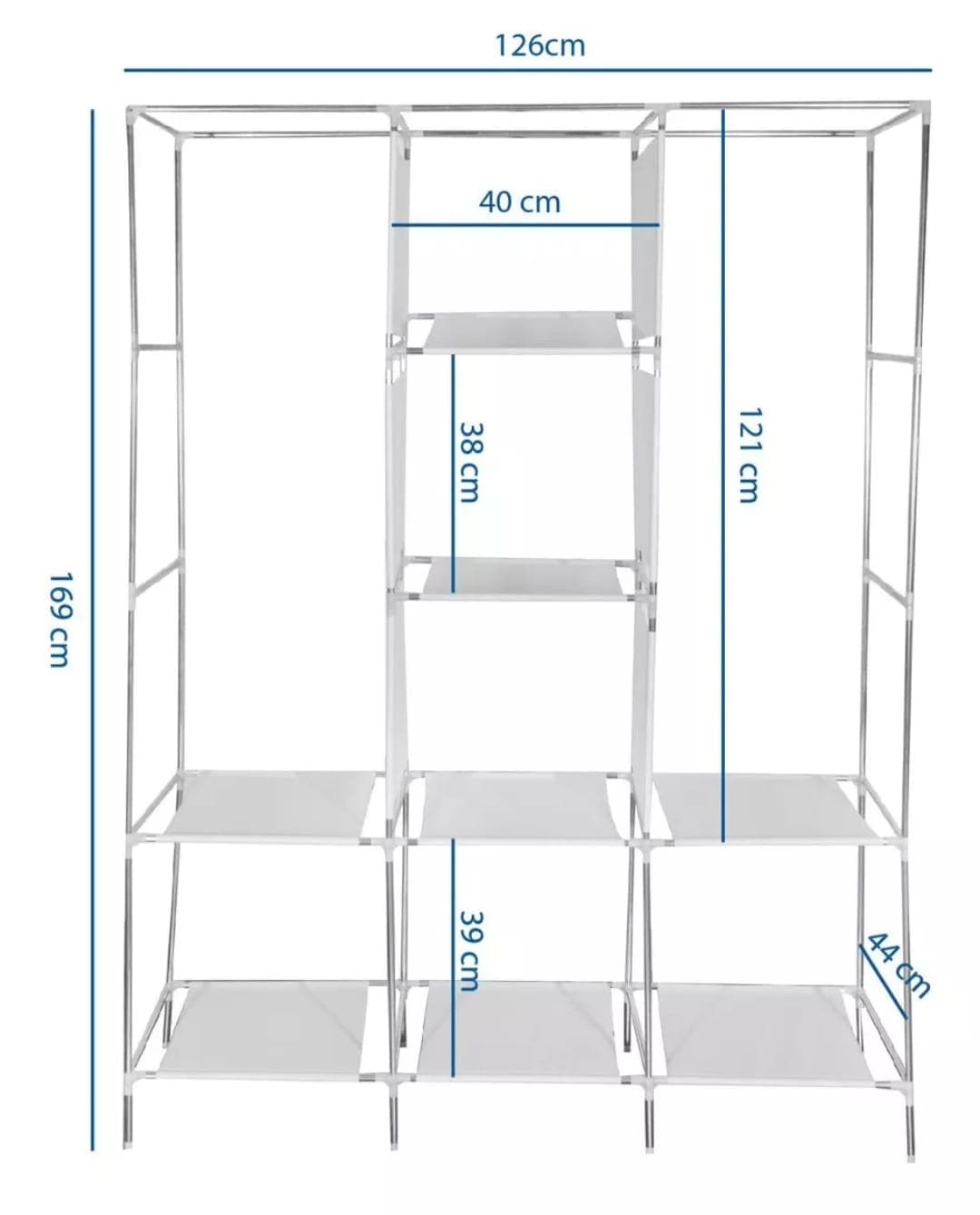 Armario Grande 106 + Zapatero 6 Niveles Combo Organizador ✅